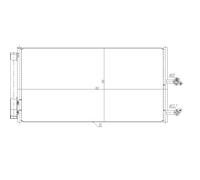 Condensador, aire acondicionado EASY FIT NRF 350470
