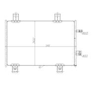 Condensador, aire acondicionado EASY FIT NRF 350480