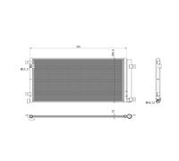 Condensador, aire acondicionado EASY FIT NRF 350494