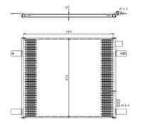 Condensador, aire acondicionado EASY FIT NRF 350505