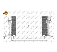 Condensador, aire acondicionado EASY FIT NRF 35260