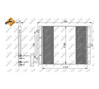 Condensador, aire acondicionado EASY FIT NRF 35307