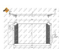 Condensador, aire acondicionado EASY FIT NRF 35356
