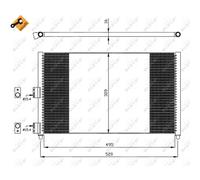 Condensador, aire acondicionado EASY FIT NRF 35502