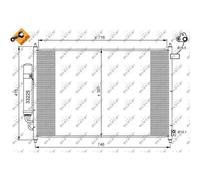 NRF 35866 Condensador, aire acondicionado