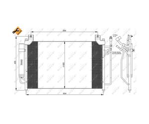 Condensador, aire acondicionado EASY FIT NRF 35881