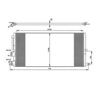 Condensador, aire acondicionado EASY FIT NRF 35885
