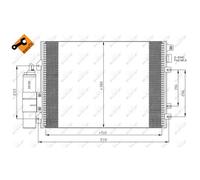 Condensador, aire acondicionado EASY FIT NRF 35967