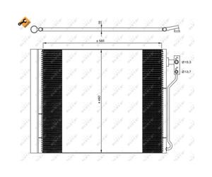 Condensador, aire acondicionado EASY FIT NRF 35971
