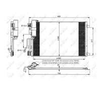 Condensador, aire acondicionado EASY FIT NRF 35974