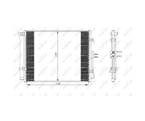 Condensador, aire acondicionado EASY FIT NRF 35984