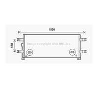 Condensador Aire Acondicionado Enfriador De Aire ( ME5293 ) 840x353x16