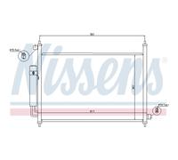 Condensador Aire Acondicionado Enfriador De Clima Con Secador Para Honda FR-V BE