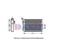 Condensador Aire Acondicionado Enfriador De Clima Para Porsche 911 Cabriolet 964