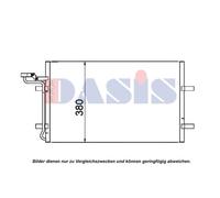 Condensador Aire Acondicionado Enfriador De Clima Para Volvo V50 MW C30 533