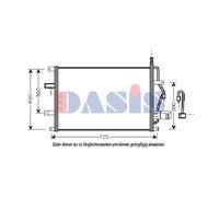 Condensador Aire Acondicionado Enfriador De Clima Para Volvo V70 II SW S60 I 384