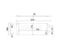 Condensador, aire acondicionado MAHLE AC 368 000S