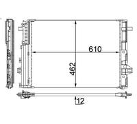 Condensador, aire acondicionado MAHLE AC 446 000S para CLASE A (W176) 2 2013-