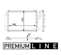 Condensador, aire acondicionado MAHLE AC 58 000P