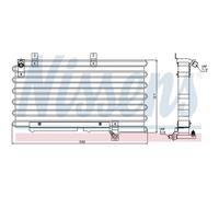 Condensador, aire acondicionado NISSENS 94000