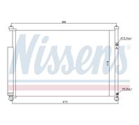 Condensador, aire acondicionado NISSENS 940012