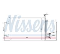 Condensador, aire acondicionado NISSENS 940097