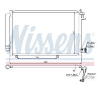 Condensador, aire acondicionado NISSENS 940108