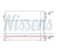Condensador, aire acondicionado NISSENS 940109