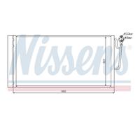 Condensador, aire acondicionado NISSENS 940118