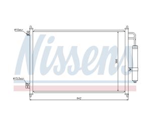 Condensador, aire acondicionado NISSENS 940121