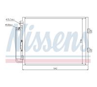 NISSENS 940126 Condensador, aire acondicionado