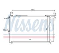 Condensador, aire acondicionado NISSENS 940143