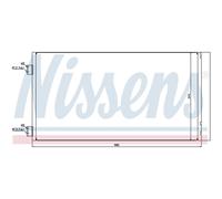 Condensador, aire acondicionado NISSENS 940204