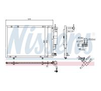 Condensador, aire acondicionado NISSENS 940277