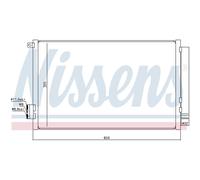 Condensador, aire acondicionado NISSENS 940396