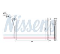 Condensador, aire acondicionado NISSENS 940418