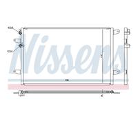 Condensador, aire acondicionado NISSENS 940491