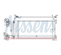 Condensador, aire acondicionado NISSENS 940596