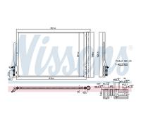 Condensador, aire acondicionado NISSENS 941088