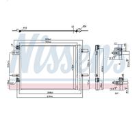 Condensador, aire acondicionado NISSENS 941091 para C4 PICASSO II 1.6 2013-2018