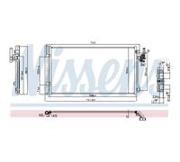 Condensador, aire acondicionado NISSENS 941175