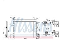 Condensador, aire acondicionado NISSENS 941194 para GLB (X247) 1.3 2019-2023