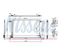 NISSENS 941209 Condensador, aire acondicionado