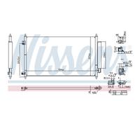 NISSENS 941234 Condensador, aire acondicionado
