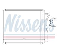 Condensador, aire acondicionado NISSENS 94528