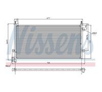 Condensador, aire acondicionado NISSENS 94578 VOLVO FM10 9.6 1999-2001