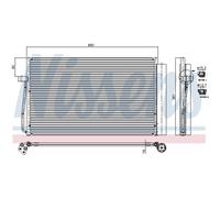 Condensador, aire acondicionado NISSENS 94747