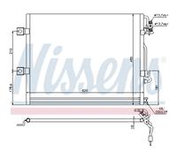 Condensador, aire acondicionado NISSENS 94858