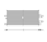 Condensador, aire acondicionado NRF 350389