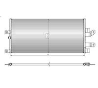 Condensador, aire acondicionado NRF 350389 para SCANIA P I 8.867 2005-2019
